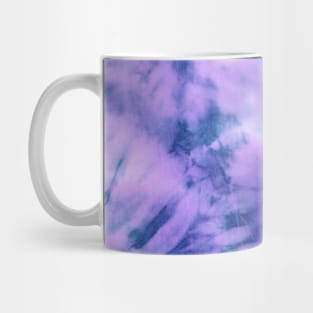 Purple and Navy Pastel Tie-Dye Mug